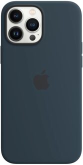 Apple Silicone Backcover MagSafe voor de Apple iPhone 13 Pro Max - Blauw
