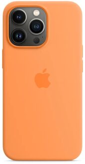 Apple Silicone Backcover MagSafe voor de Apple iPhone 13 Pro - Oranje