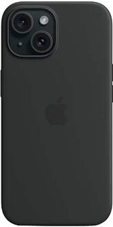 Apple Silicone Backcover MagSafe voor de Apple iPhone 14 - Donkerblauw Zwart