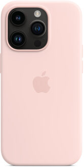 Apple Silicone Backcover MagSafe voor de Apple iPhone 14 Pro - Chalk Pink Roze