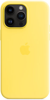 Apple Silicone Backcover MagSafe voor de Apple iPhone 14 Pro Max - Canary Yellow Geel