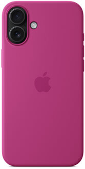 Apple Silicone Backcover MagSafe voor de Apple iPhone 16 Plus - Fuchsia Roze