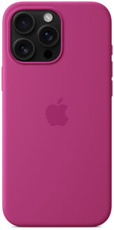 Apple Silicone Backcover MagSafe voor de Apple iPhone 16 Pro Max - Fuchsia Roze