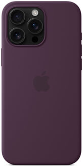 Apple Silicone Backcover MagSafe voor de Apple iPhone 16 Pro Max - Plum Paars