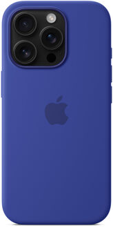Apple Silicone Backcover MagSafe voor de Apple iPhone 16 Pro - Ultramarine Blauw