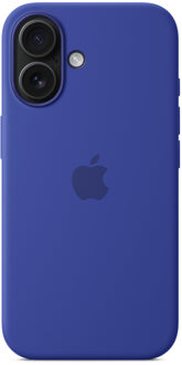 Apple Silicone Backcover MagSafe voor de Apple iPhone 16 - Ultramarine Blauw