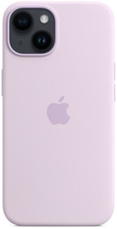 Apple Silicone Backcover MagSafe voor de iPhone 14 - Lila