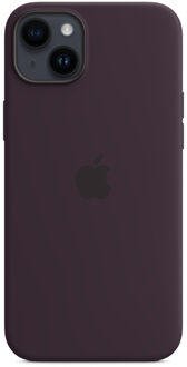 Apple Silicone Backcover MagSafe voor de iPhone 14 Plus - Elderberry Paars