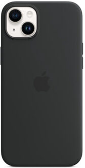 Apple Silicone Backcover MagSafe voor de iPhone 14 Plus - Midnight Zwart