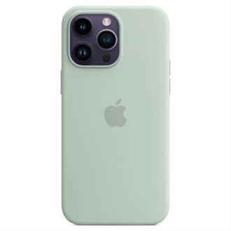 Apple Silicone Backcover MagSafe voor de iPhone 14 Pro Max - Succulent Lichtgroen