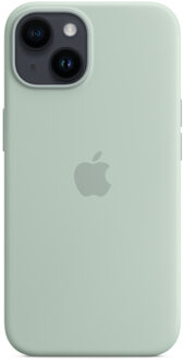 Apple Silicone Backcover MagSafe voor de iPhone 14 - Succulent Lichtgroen