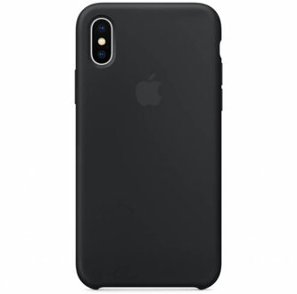 Apple Silicone Case iPhone X Zwart