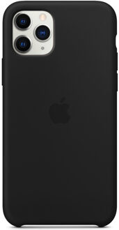 Apple Silicone case voor iPhone 11 Pro Max Telefoonhoesje Zwart