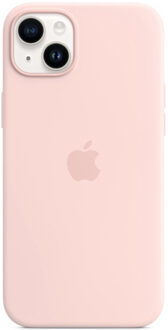 Apple Silicone MagSafe Case iPhone 14 Plus Chalk Pink Roze