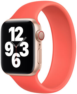 Apple Siliconen solobandje voor de Apple Watch | 44/45/46/49 mm - Maat 11 - Pink Citrus Roze - 49 mm