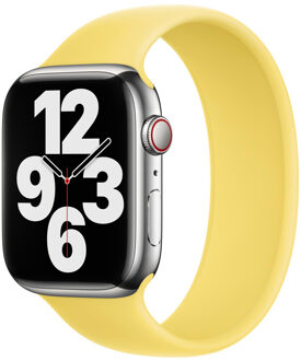 Apple Siliconen solobandje voor de Apple Watch | 44/45/46/49 mm - Maat 12 - Lemon Zest Geel - 49 mm