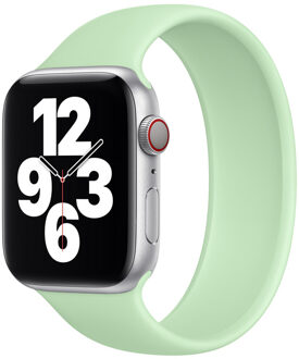 Apple Siliconen solobandje voor de Apple Watch | 44/45/46/49 mm - Maat 5 - Pistachio Groen - 49 mm