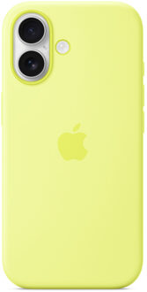 Apple Siliconenhoesje met MagSafe voor de Apple iPhone 17 - Neon Yellow Geel