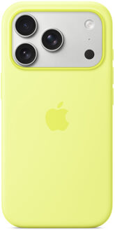Apple Siliconenhoesje met MagSafe voor de Apple iPhone 17 Pro - Neon Yellow Geel