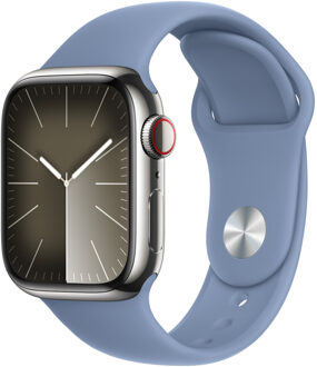 Apple Sport Band voor de Apple Watch | 38/40/41/42 mm - Maat S/M - Winter Blue Blauw - 42 mm