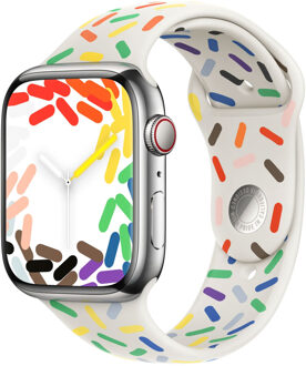 Apple Sport Band voor de Apple Watch | 44/45/46/49 mm - Maat M/L - Pride Edition Meerkleurig - 49 mm