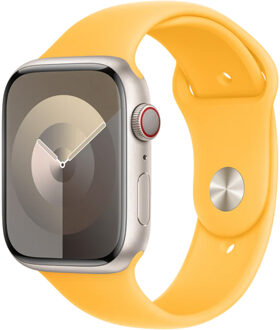 Apple Sport Band voor de Apple Watch | 44/45/46/49 mm - Maat M/L - Sunshine Geel - 49 mm