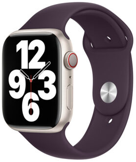 Apple Sport Band voor de Apple Watch Series 1-10 / SE / Ultra (2) - 42/44/45/46/49 mm - Elderberry Paars - 49 mm