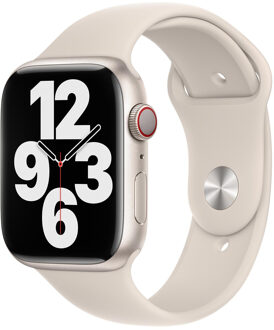 Apple Sport Band voor de Apple Watch Series 1-10 / SE / Ultra (2) - 42/44/45/46/49 mm - Starlight Beige - 49 mm