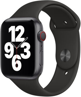 Apple Sport Band voor de Apple Watch Series 1-9 / SE / Ultra (2) - 42/44/45/49 mm - Midnight - XL Blauw - 49 mm