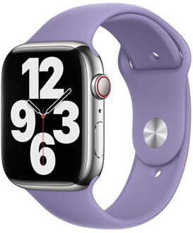 Apple Sport Band voor de Apple Watch Series 1 t/m 10 / SE / Ultra (2) (44/45/46/49 mm) - English Lavender Lila - 49 mm