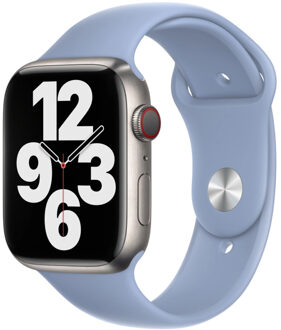 Apple Sport Band voor de Apple Watch Series 1 t/m 11 / SE / Ultra (44/45/46/49 mm) - Blue Fog Lichtblauw - 49 mm