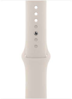 Apple Sport Band voor de Apple Watch Series 1 t/m 11 / SE / Ultra (44/45/46/49 mm) - Maat S/M - Starlight Beige - 49 mm