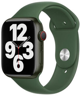 Apple Sport Band voor de Apple Watch Series 1 t/m 9 / SE (38/40/41 mm) | Series 10 / 11 (42 mm) - Clover Groen - 41 mm
