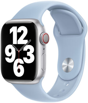 Apple Sport Band voor de Apple Watch Series 1 t/m 9 / SE (38/40/41 mm) | Series 10 / 11 (42 mm) - Sky Lichtblauw - 41 mm