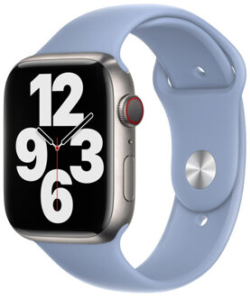 Apple Sport Band voor de Apple Watch Series 1 t/m 9 / SE (38/40/41 mm) | Series 10 (42 mm) - Blue Fog Blauw - 41 mm