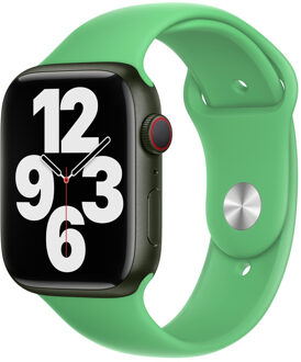 Apple Sport Band voor de Apple Watch Series 1 t/m 9 / SE (38/40/41 mm) | Series 10 (42 mm) - Bright Green Groen - 41 mm