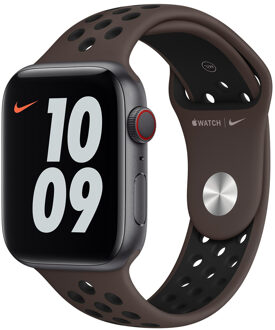 Apple Sport Band voor de Apple Watch Series 1 t/m 9 / SE (38/40/41 mm) | Series 10 (42 mm) - Ironstone/Black Bruin - 41 mm