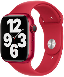 Apple Sport Band voor de Apple Watch Series 1 t/m 9 / SE (38/40/41 mm) | Series 10 (42 mm) - (Product) Red Rood - 41 mm