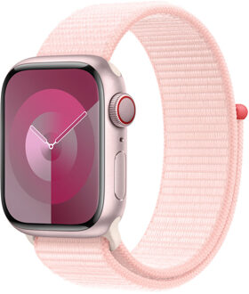 Apple Sport Loop band voor de Apple Watch | 38/40/41/42 mm - Light Pink Roze - 42 mm