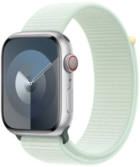 Apple Sport Loop band voor de Apple Watch | 38/40/41/42 mm - Soft Mint Mintgroen - 42 mm
