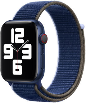 Apple Sport Loop Band voor de Apple Watch Series 1-9 / SE - 38/40/41 mm - Abyss Blauw - 41 mm