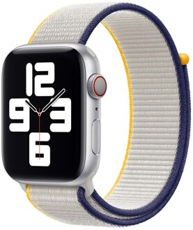 Apple Sport Loop Band voor de Apple Watch Series 1 t/m 10 / SE / Ultra (2) (44/45/46/49 mm) - Sea Salt Meerkleurig - 49 mm