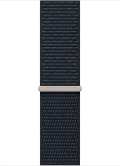 Apple Sport Loop band voor de Apple Watch Series 1 t/m 11 / SE / Ultra (44/45/46/49 mm) - Maat XL - Midnight Black Donkerblauw - 49 mm