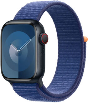 Apple Sport Loop band voor de Apple Watch Series 1 t/m 9 / SE (38/40/41 mm) | Series 10 / 11 (42 mm) - Ocean Blue Blauw - 41 mm