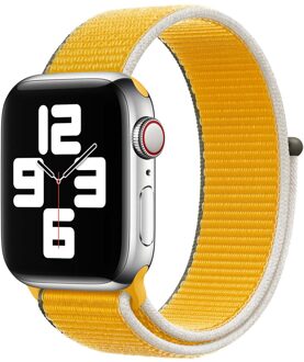 Apple Sport Loop Band voor de Apple Watch Series 1 t/m 9 / SE (38/40/41 mm) | Series 10 (42 mm) - Sunflower Geel - 41 mm