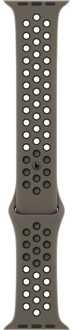 Apple Sportbandje van Nike - Olive Grey/zwart (45 mm) Horlogeband