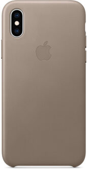 Apple telefoonhoesje iPhone XS Max Leather Case Taupe