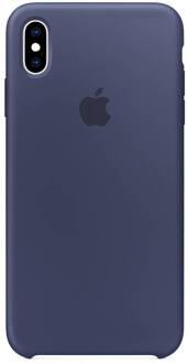 Apple telefoonhoesje iPhone XS Max Silicone Case Midnight Blue