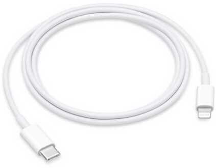 Apple USB-C-naar-Lightning-kabel (1 m) Oplader Wit