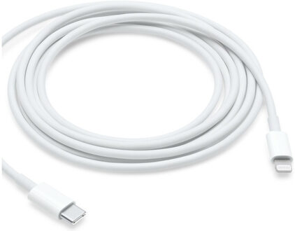 Apple USB-C-naar-Lightning-kabel (2 m) Oplader Wit